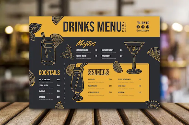 Mẫu menu đẹp – 2 – Tấn Phát Print – In ấn Vũng Tàu